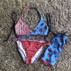 Citrus bikini (from VS) with cover up set